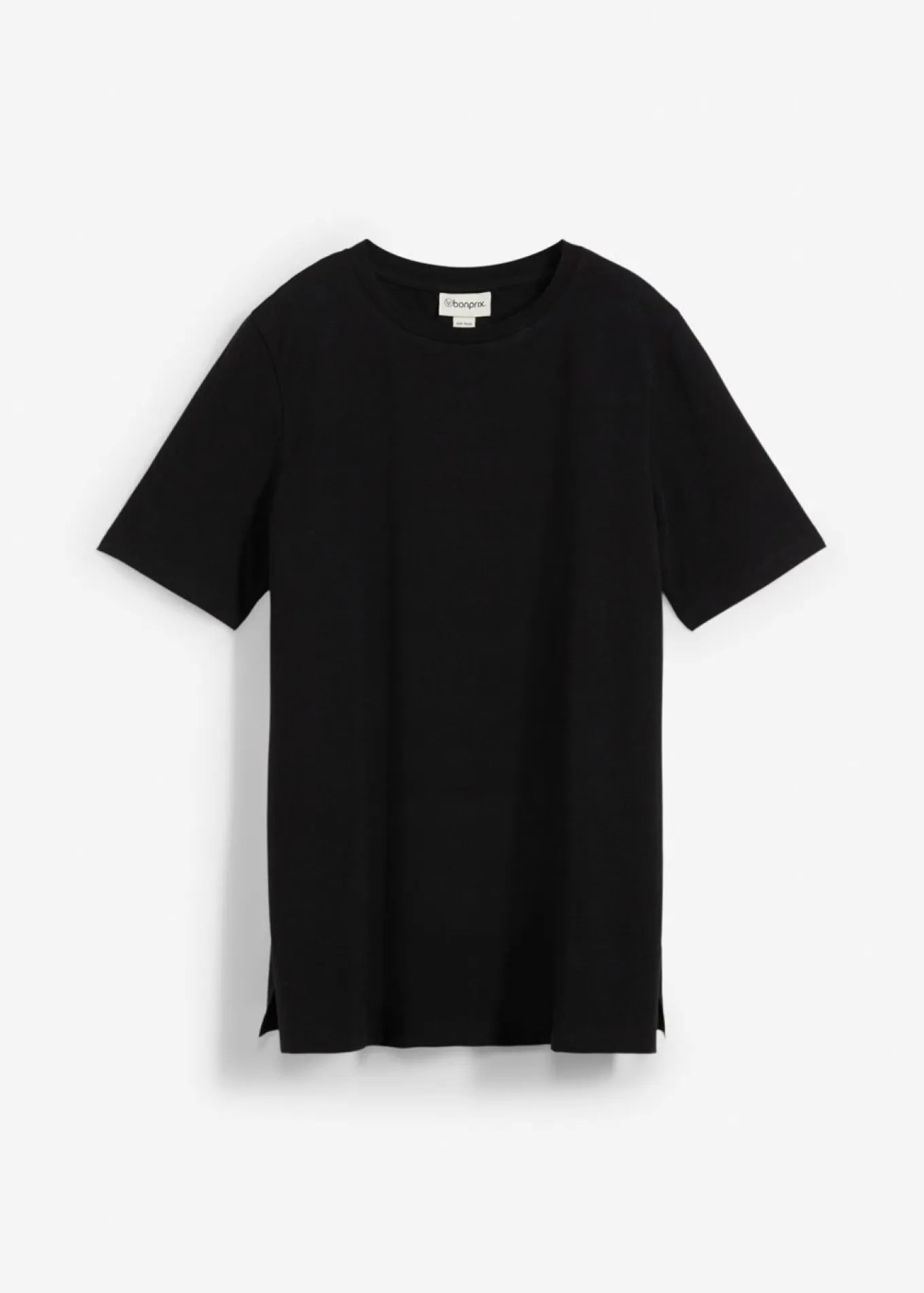 Camiseta premamá y de lactancia 2 en 1 de algodón orgánico con aberturas laterales