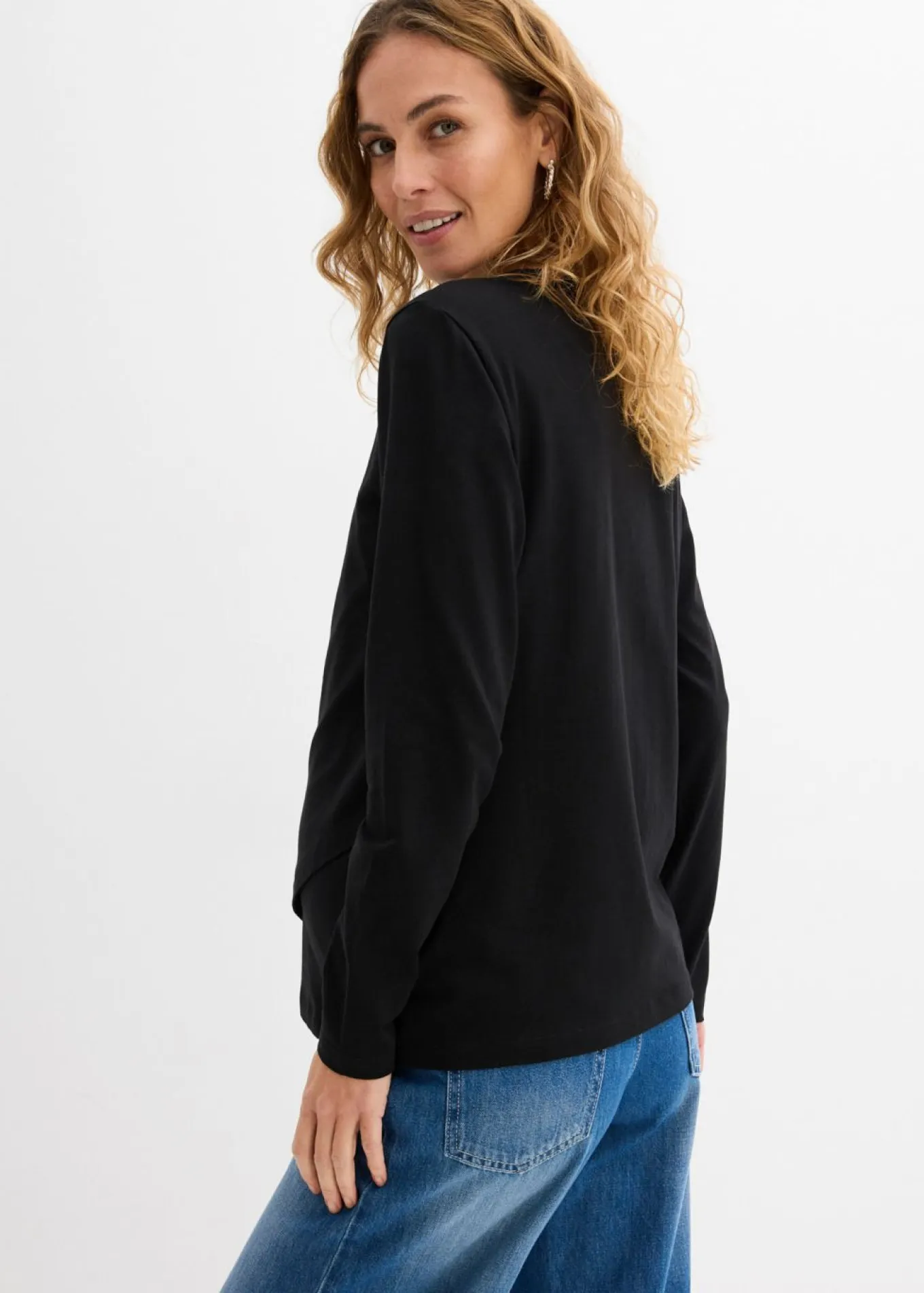 Camiseta premamá y de lactancia 2 en 1 de algodón orgánico