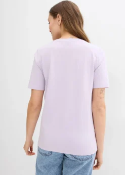Camiseta premamá y de lactancia 2 en 1 de algodón orgánico