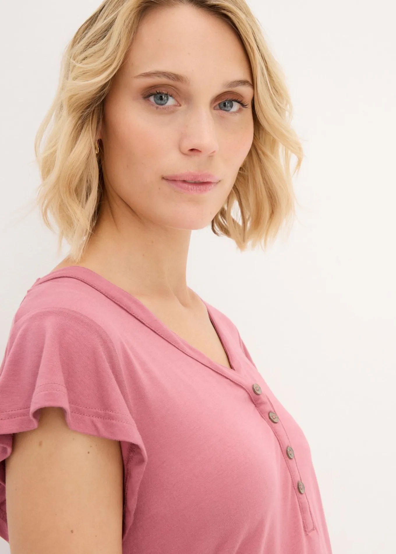 Camiseta premamá/de lactancia con viscosa sostenible