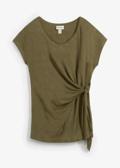 Camiseta sin mangas de lino puro