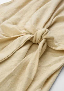 Camiseta sin mangas de lino puro