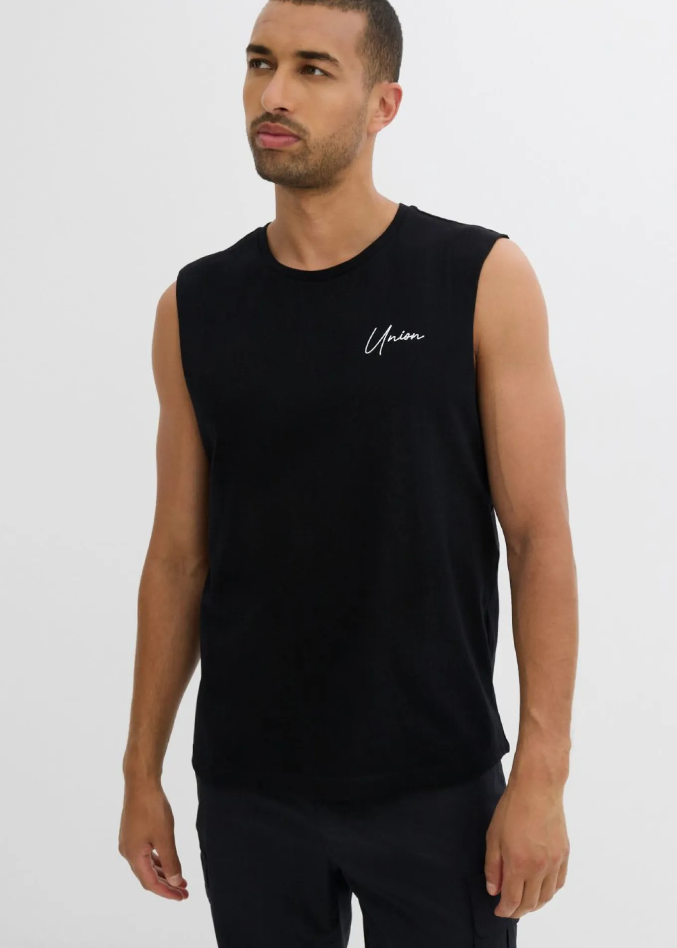 Camiseta sin mangas (2 unidades) de algodón orgánico puro con corte holgado