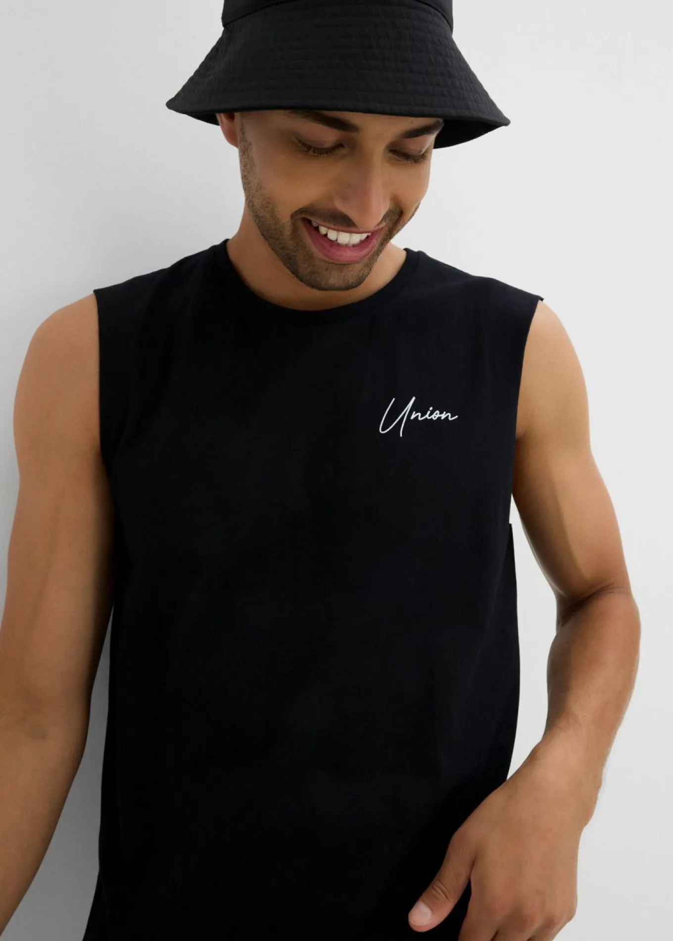 Camiseta sin mangas (2 unidades) de algodón orgánico puro con corte holgado