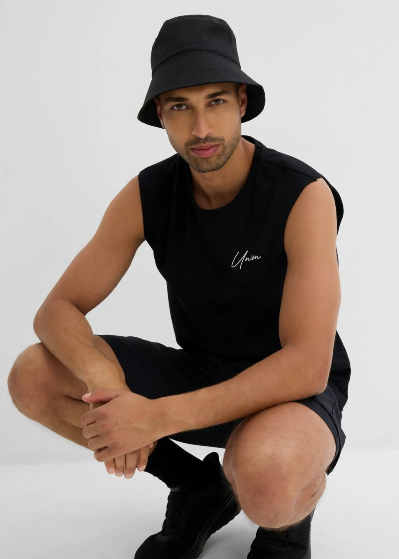 Camiseta sin mangas (2 unidades) de algodón orgánico puro con corte holgado