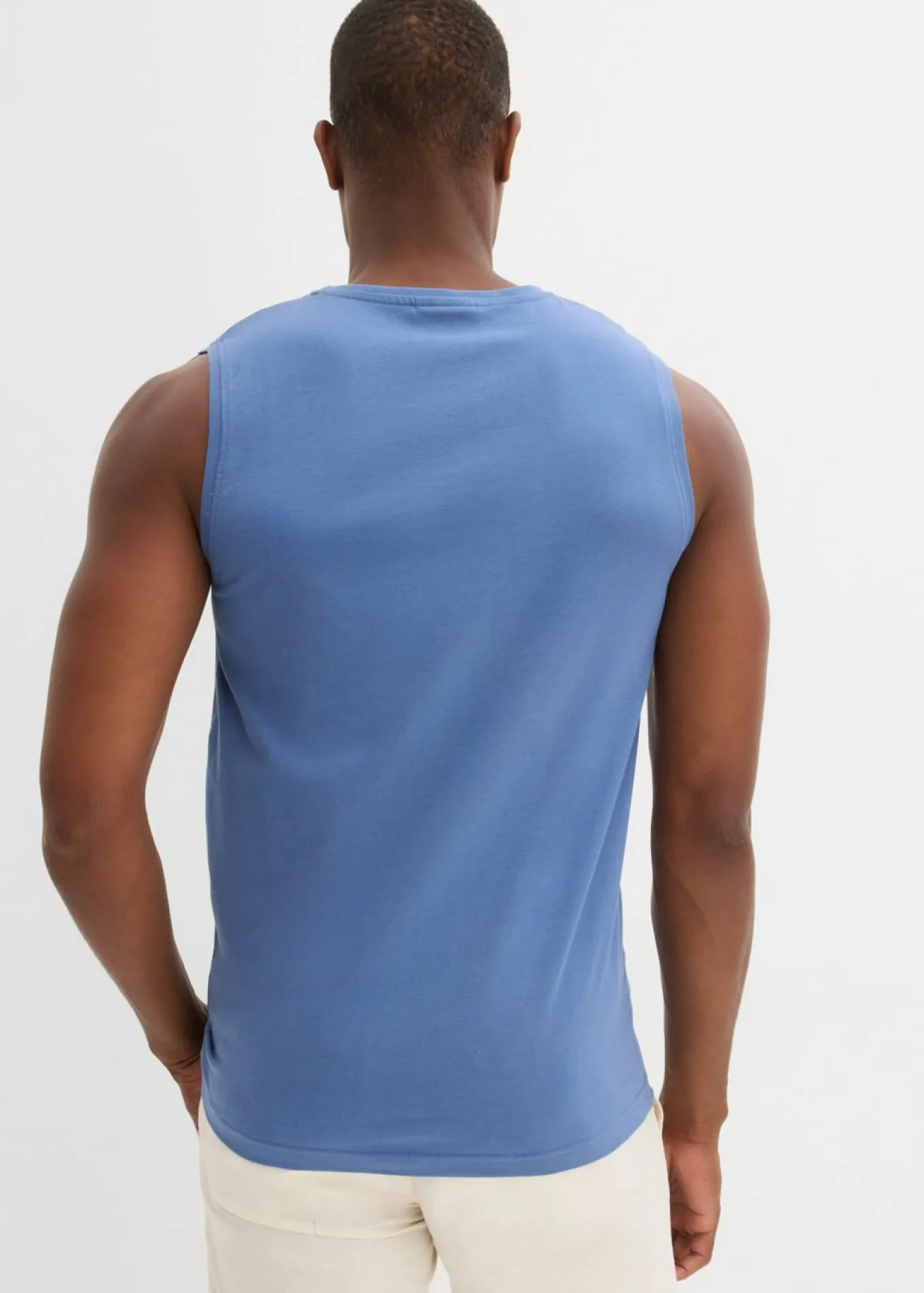 Camiseta sin mangas (2 unidades) de algodón puro