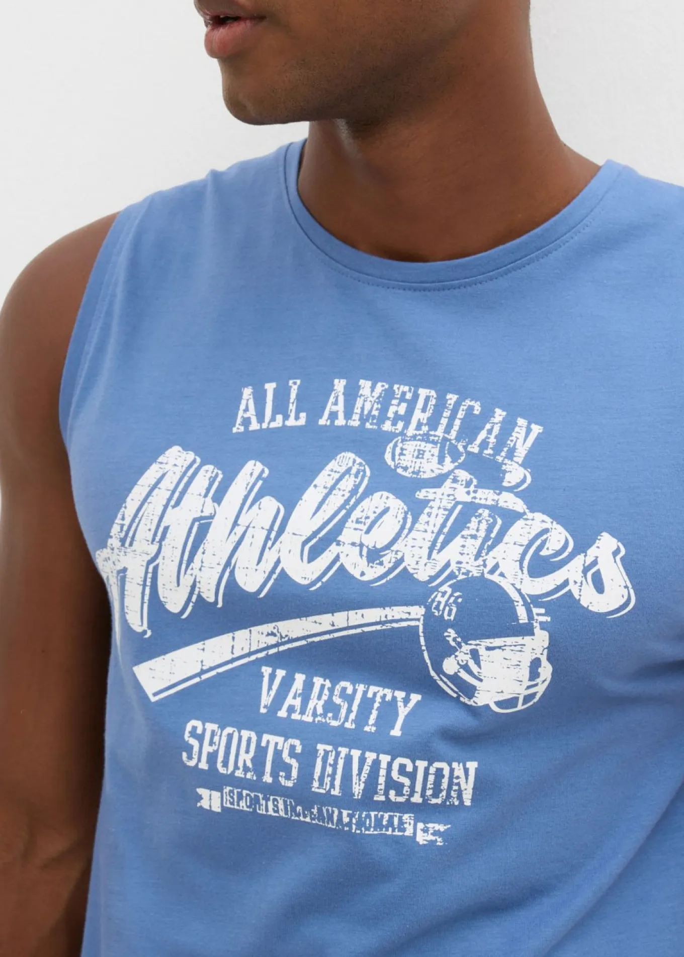 Camiseta sin mangas (2 unidades) de algodón puro