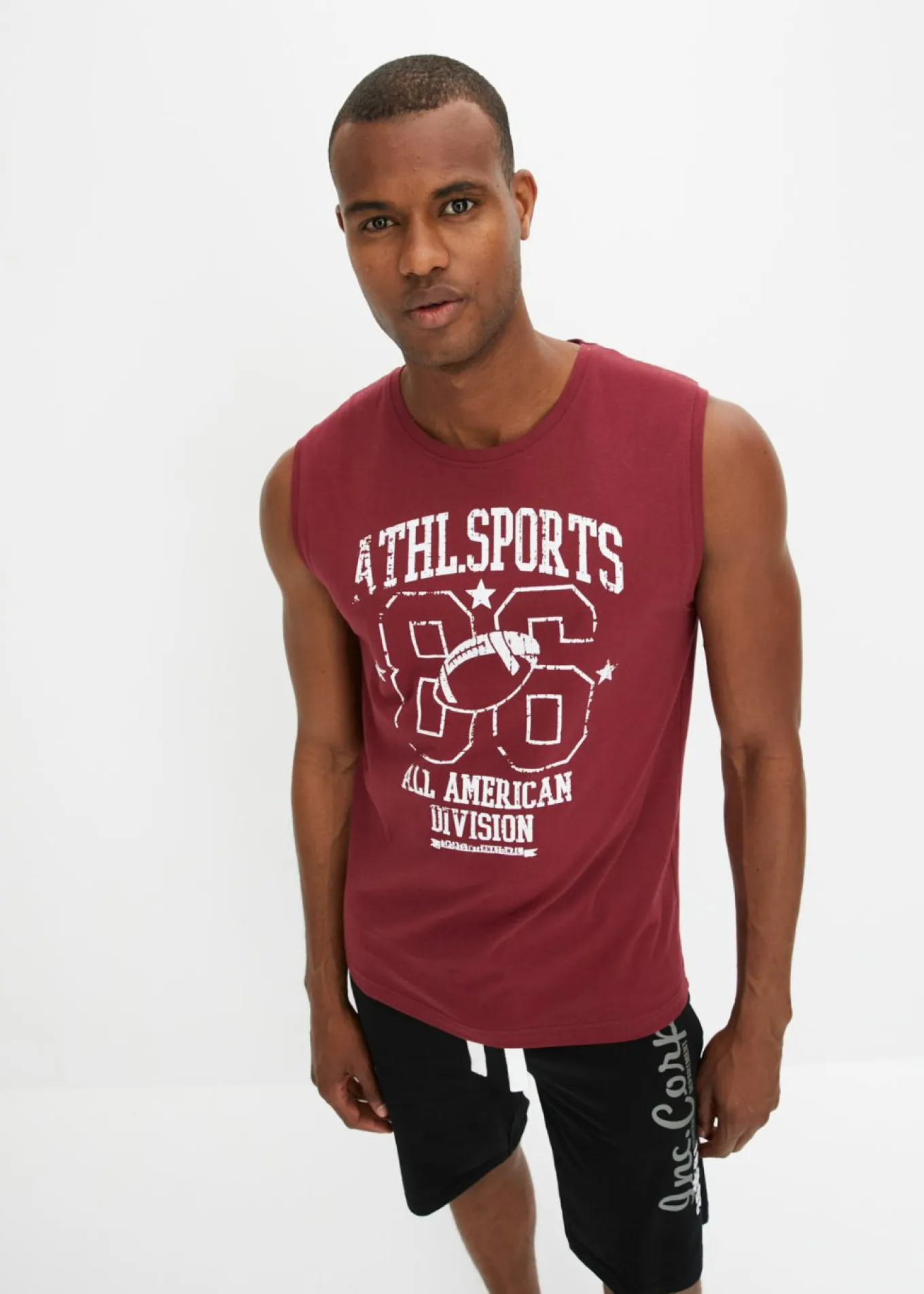 Camiseta sin mangas (2 unidades) de algodón puro