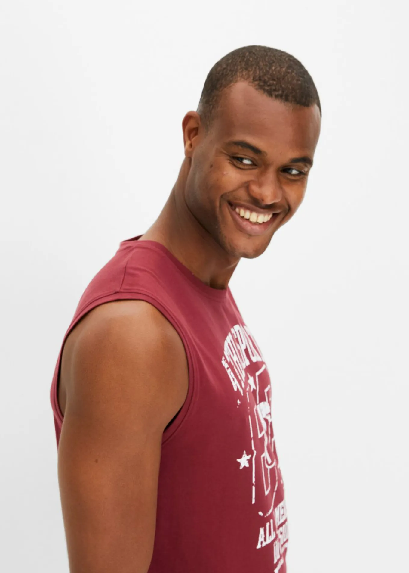 Camiseta sin mangas (2 unidades) de algodón puro