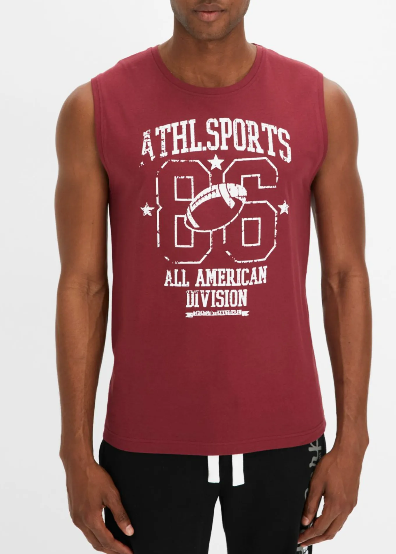 Camiseta sin mangas (2 unidades) de algodón puro