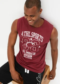 Camiseta sin mangas (2 unidades) de algodón puro