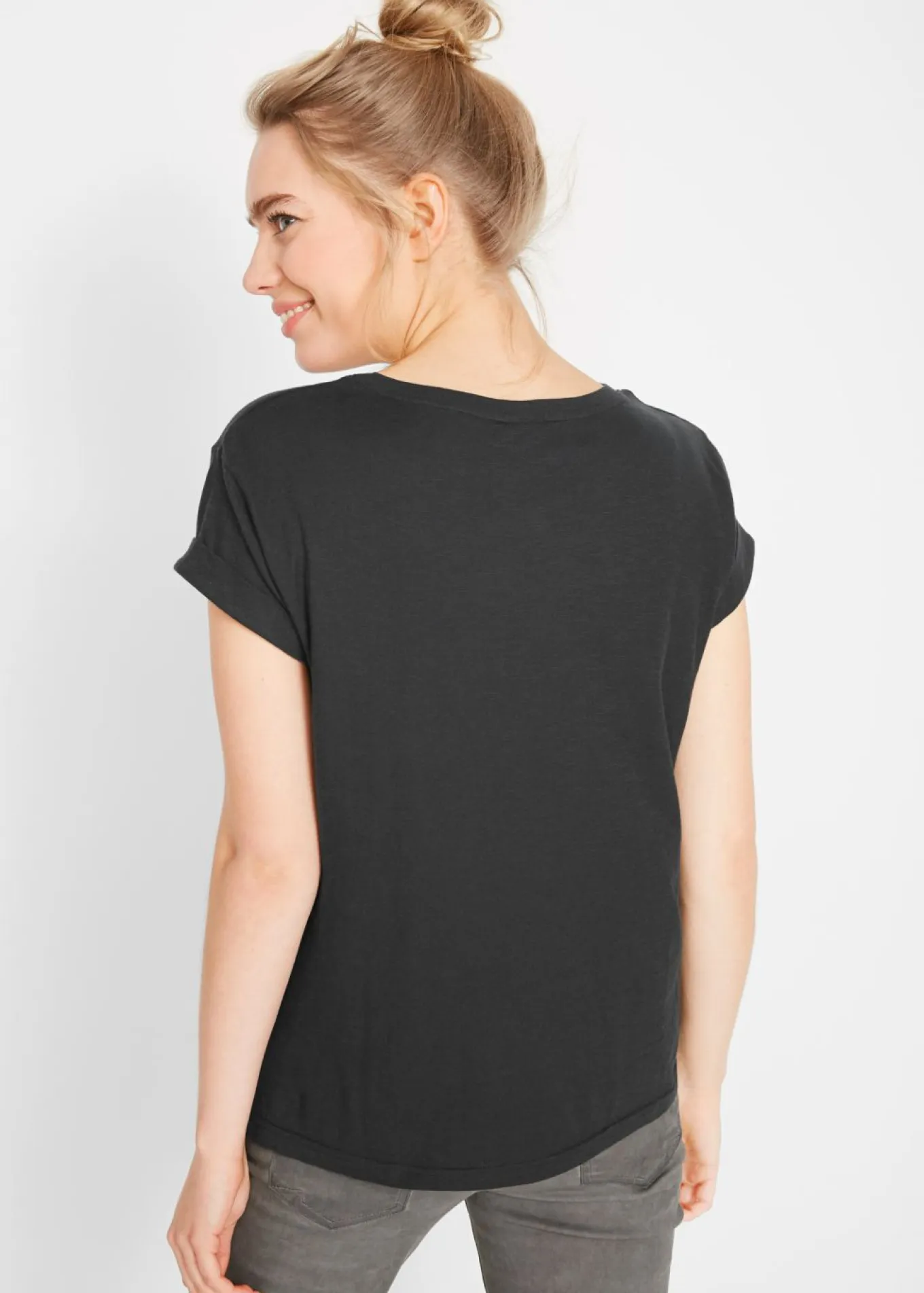 Camiseta tipo boxy
