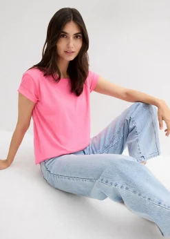 Camiseta tipo boxy