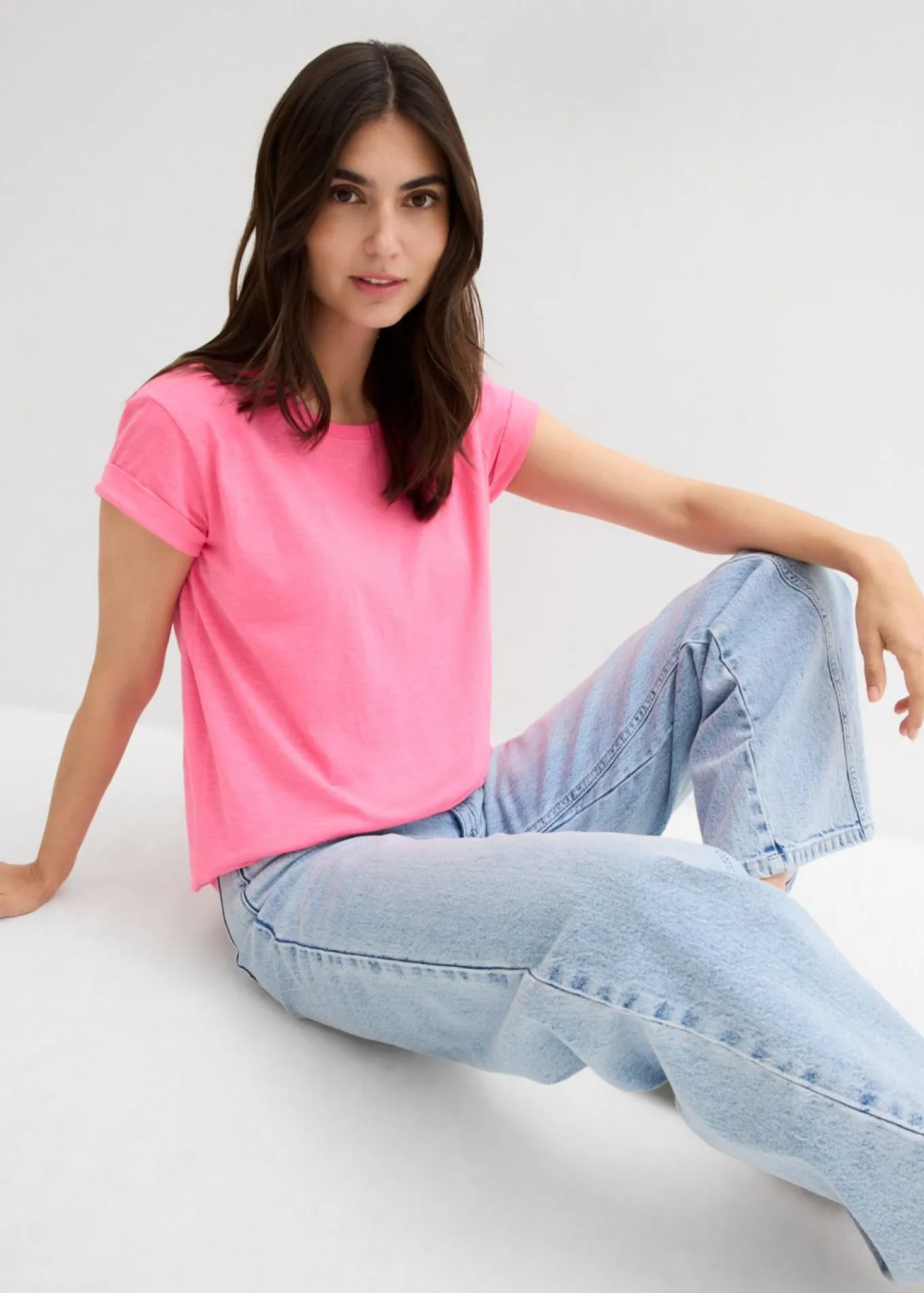 Camiseta tipo boxy