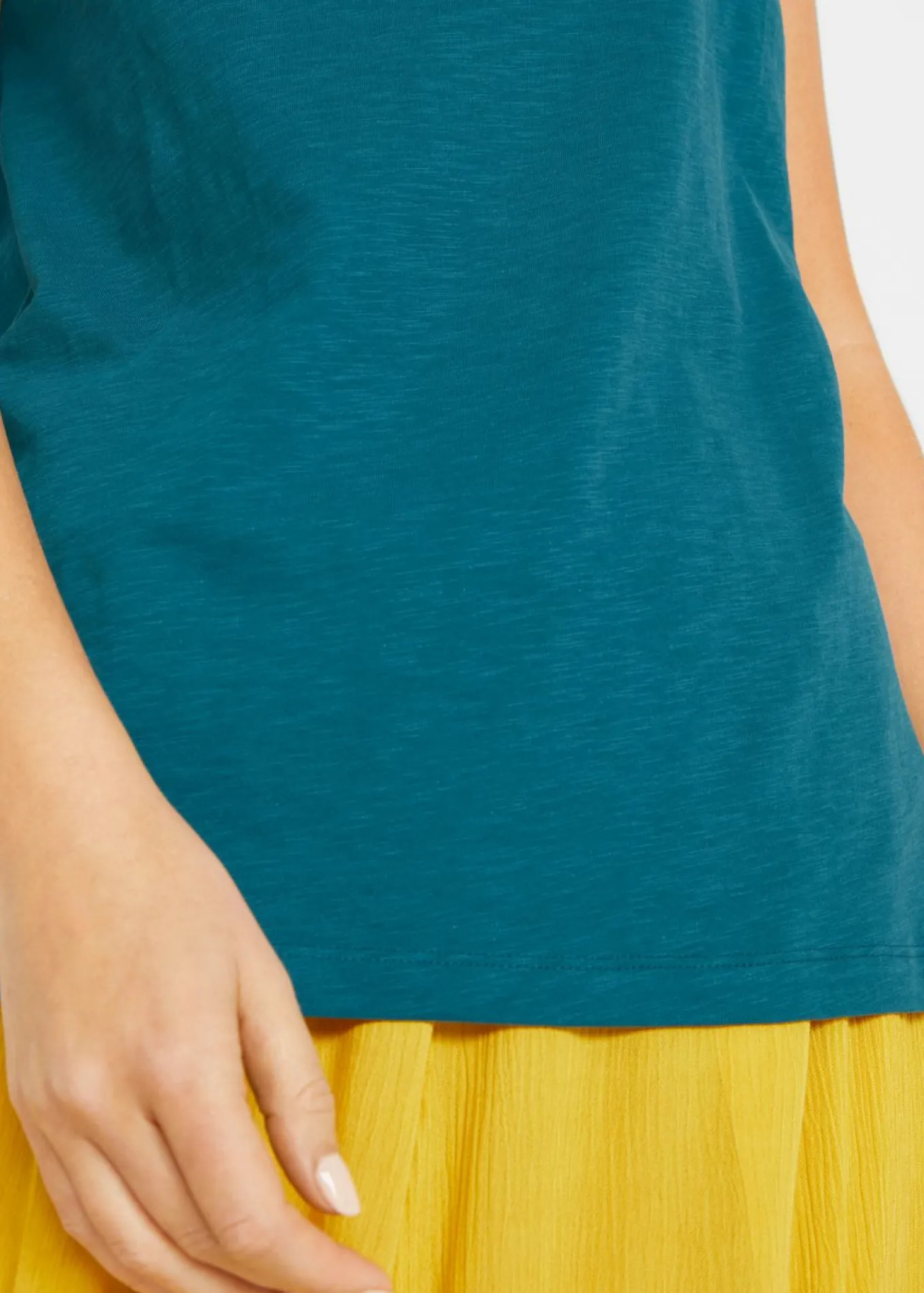 Camiseta tipo boxy