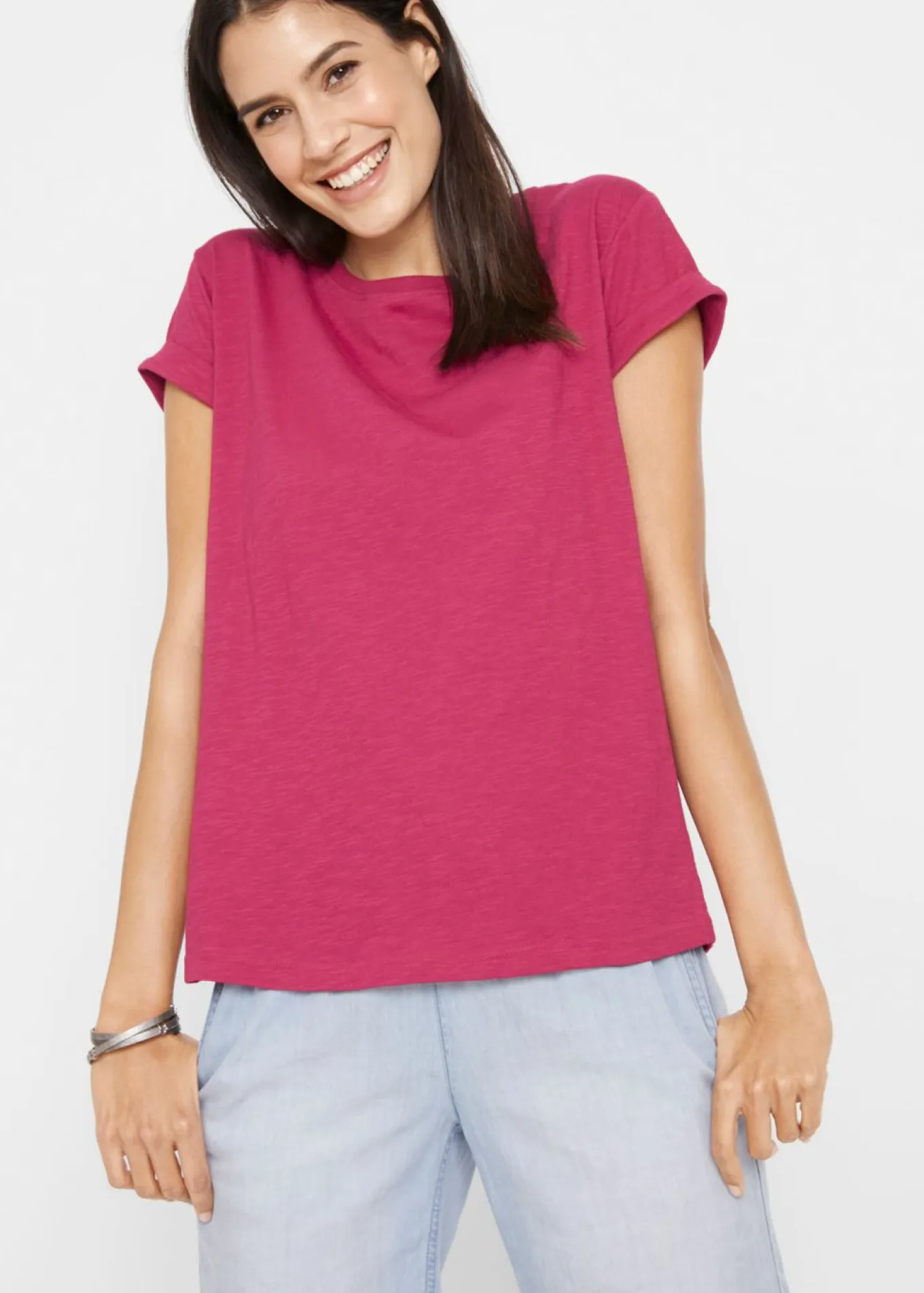 Camiseta tipo boxy