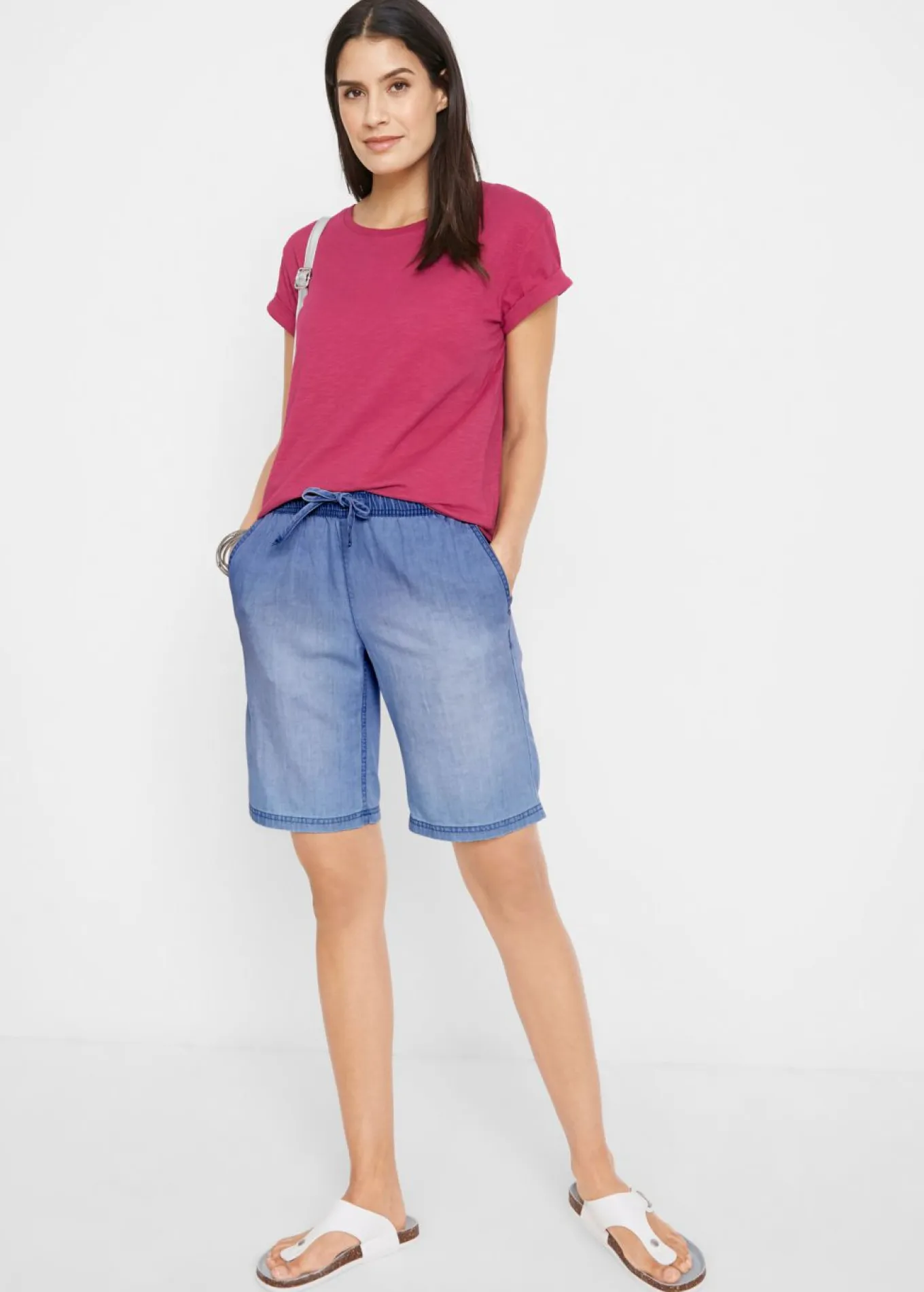 Camiseta tipo boxy