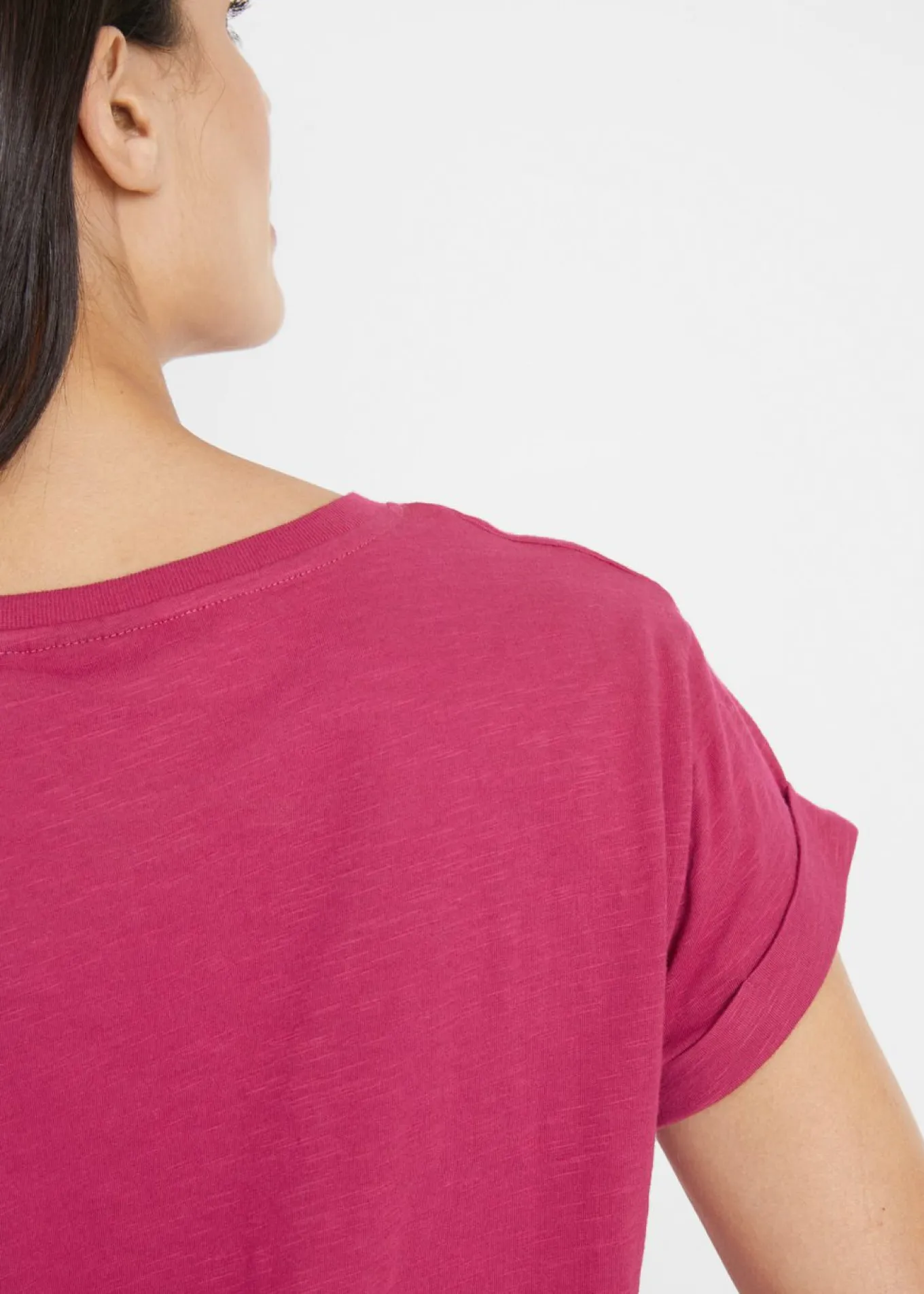 Camiseta tipo boxy