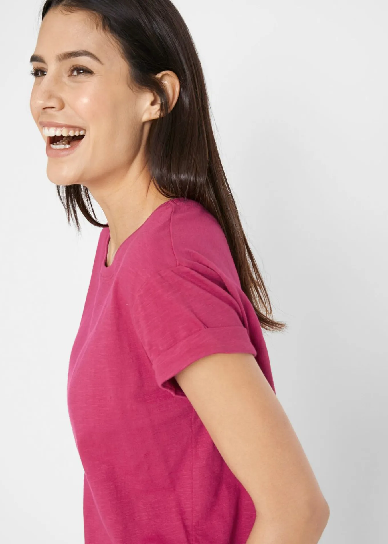 Camiseta tipo boxy