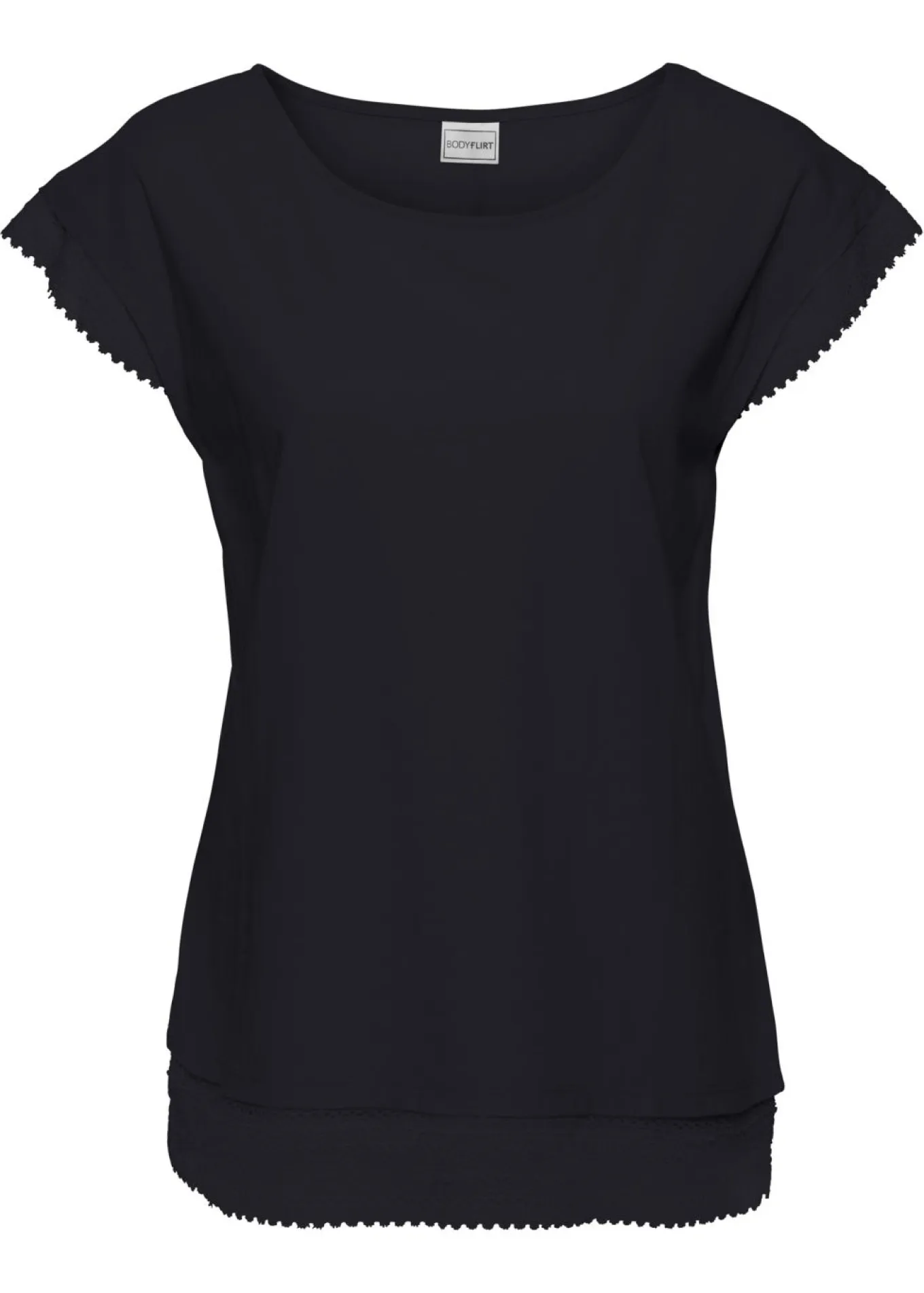 Camiseta tipo boxy de algodón
