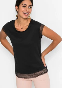 Camiseta tipo boxy de algodón
