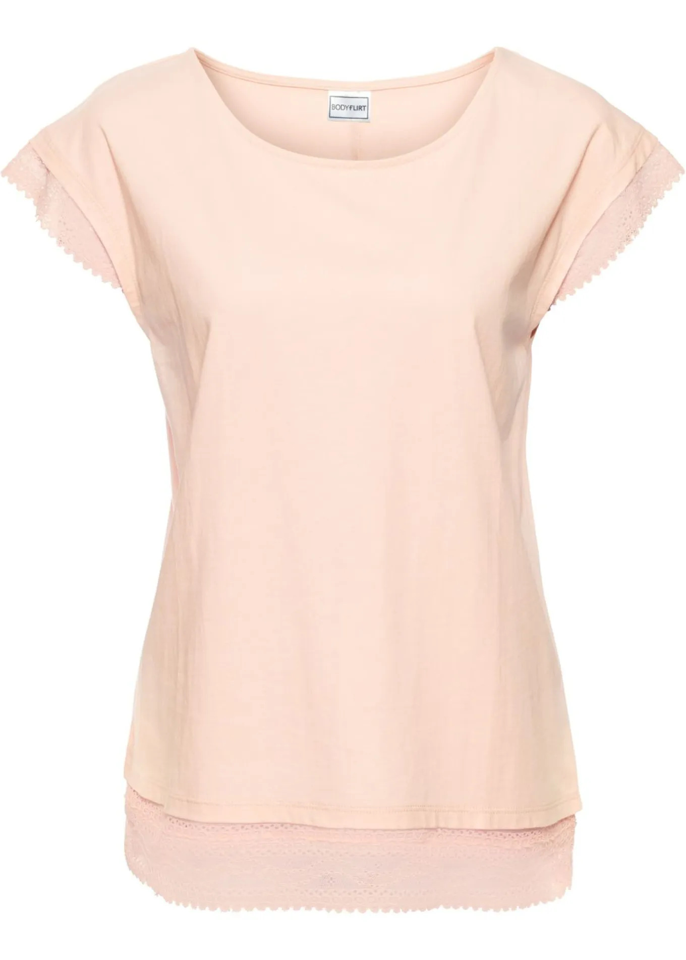 Camiseta tipo boxy de algodón