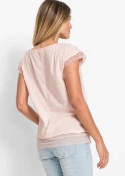 Camiseta tipo boxy de algodón