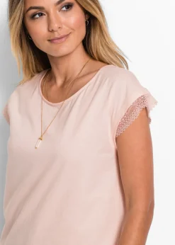 Camiseta tipo boxy de algodón