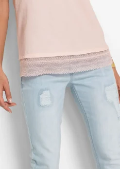 Camiseta tipo boxy de algodón