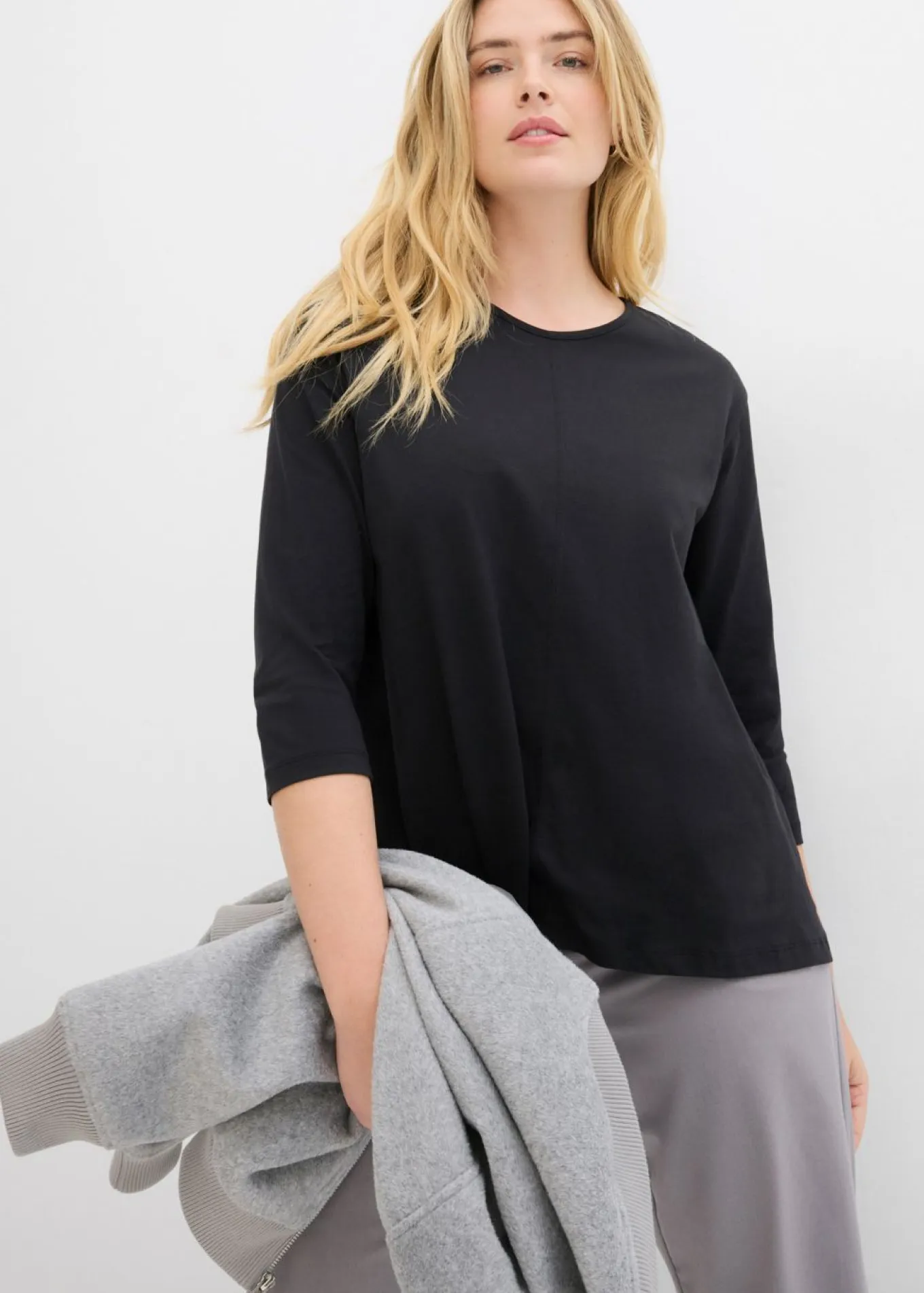 Camiseta tipo boxy de algodón orgánico