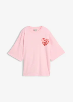 Camiseta tipo boxy de algodón grueso
