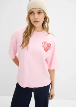 Camiseta tipo boxy de algodón grueso