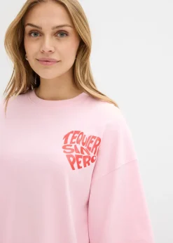 Camiseta tipo boxy de algodón grueso