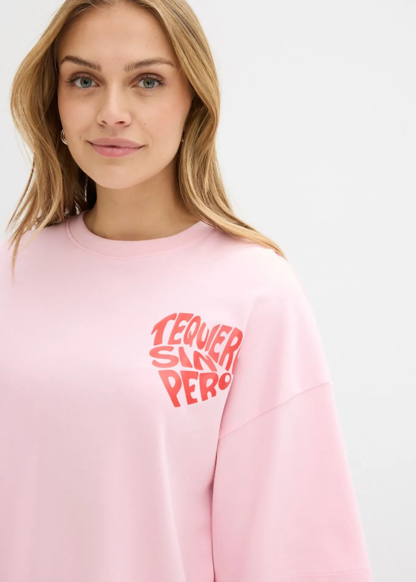 Camiseta tipo boxy de algodón grueso