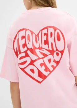 Camiseta tipo boxy de algodón grueso