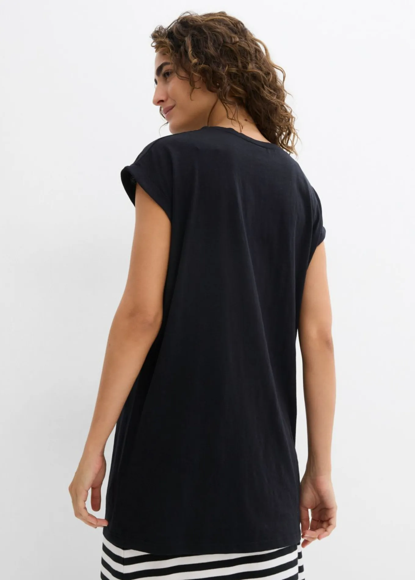 Camiseta tipo boxy de algodón orgánico puro