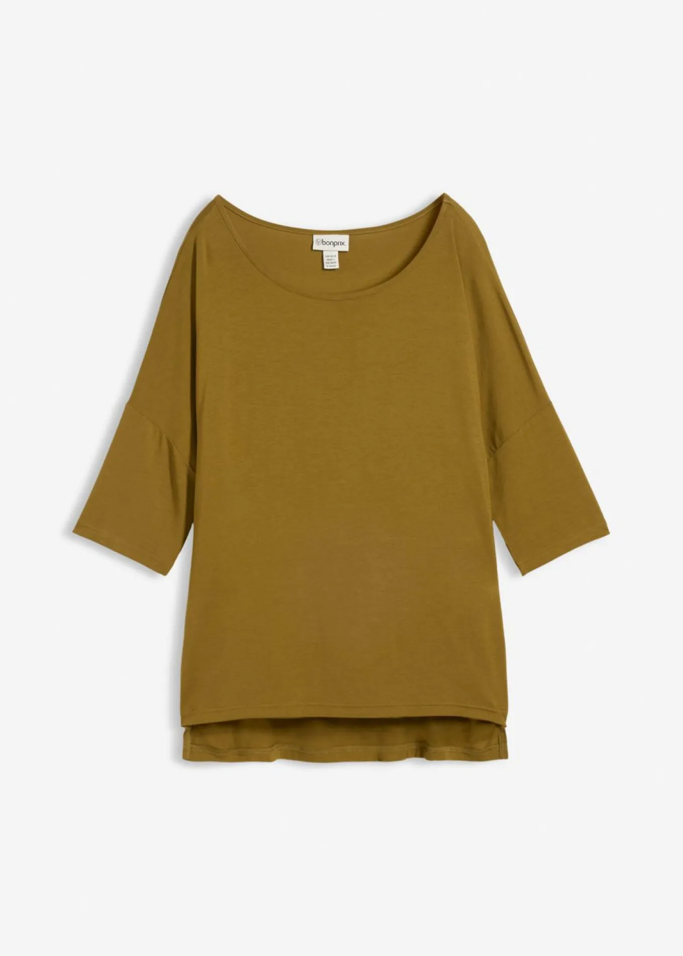 Camiseta tipo boxy de mezcla de viscosa suave