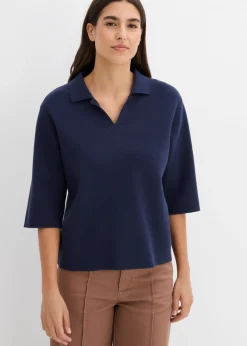Camiseta tipo polo de punto