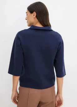 Camiseta tipo polo de punto