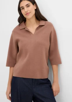 Camiseta tipo polo de punto