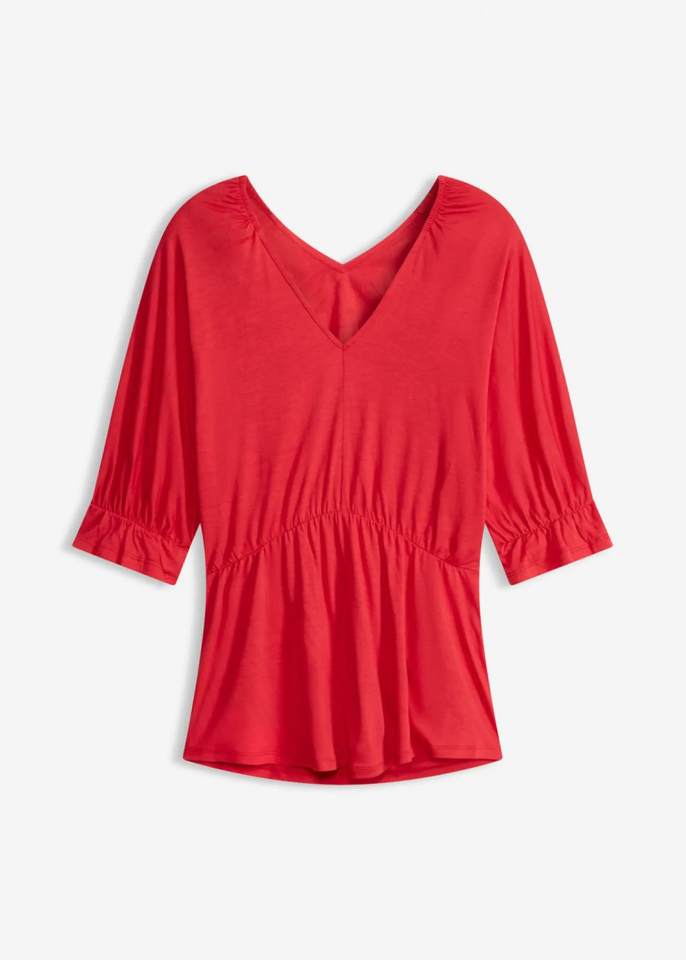 Camiseta tipo túnica en mezcla de viscosa