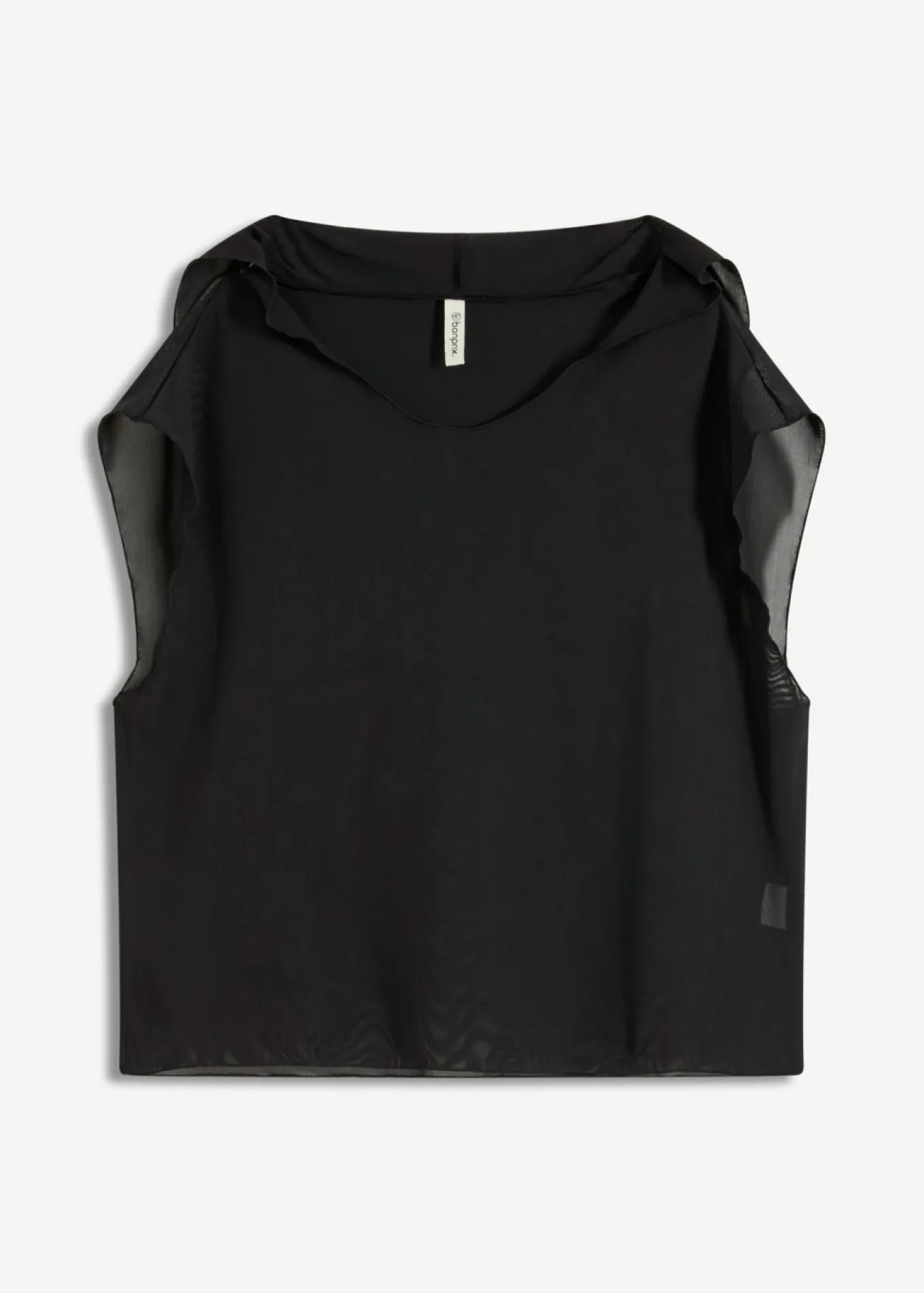Camiseta transparente con capucha para la playa