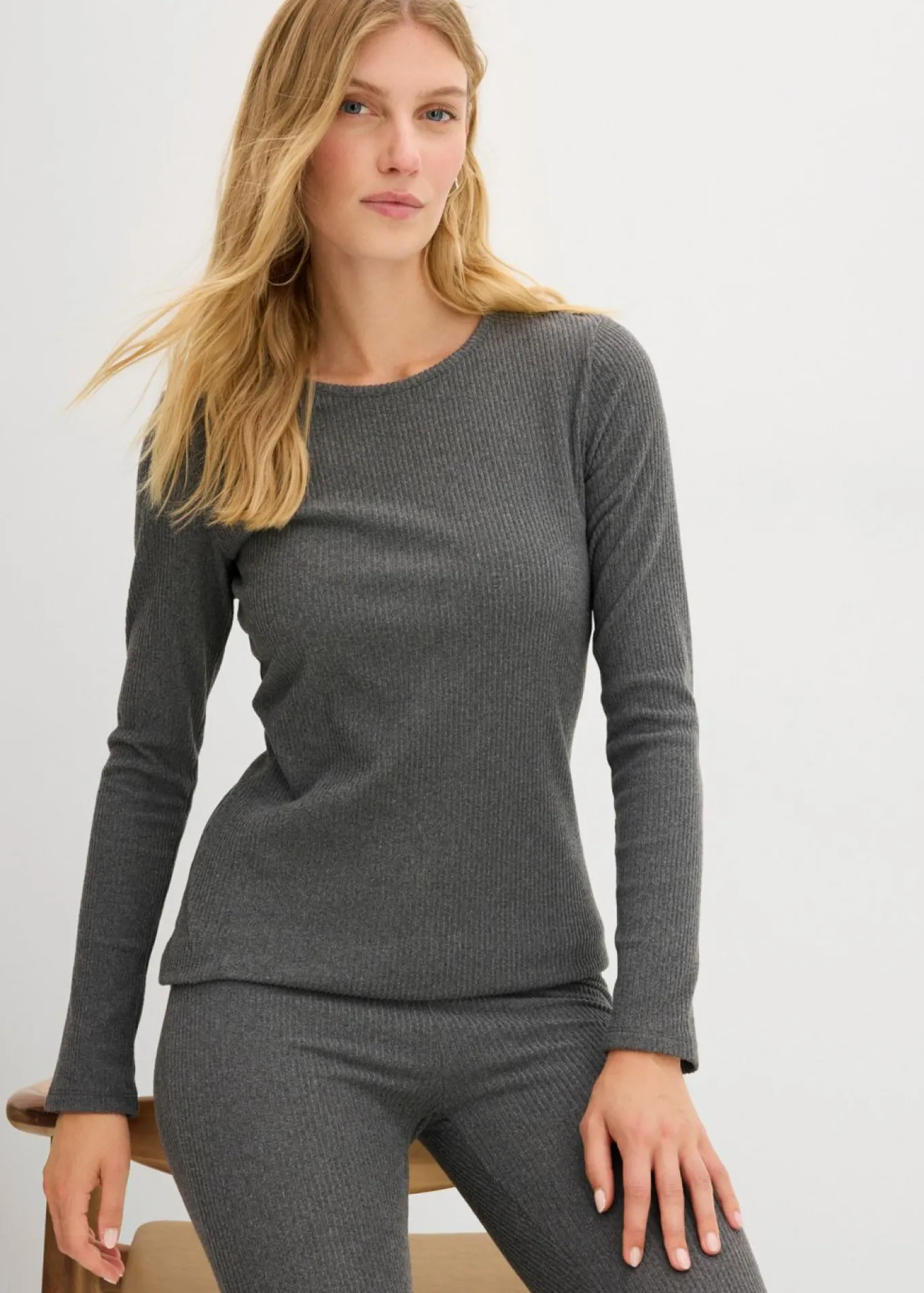 Camiseta térmica de canalé