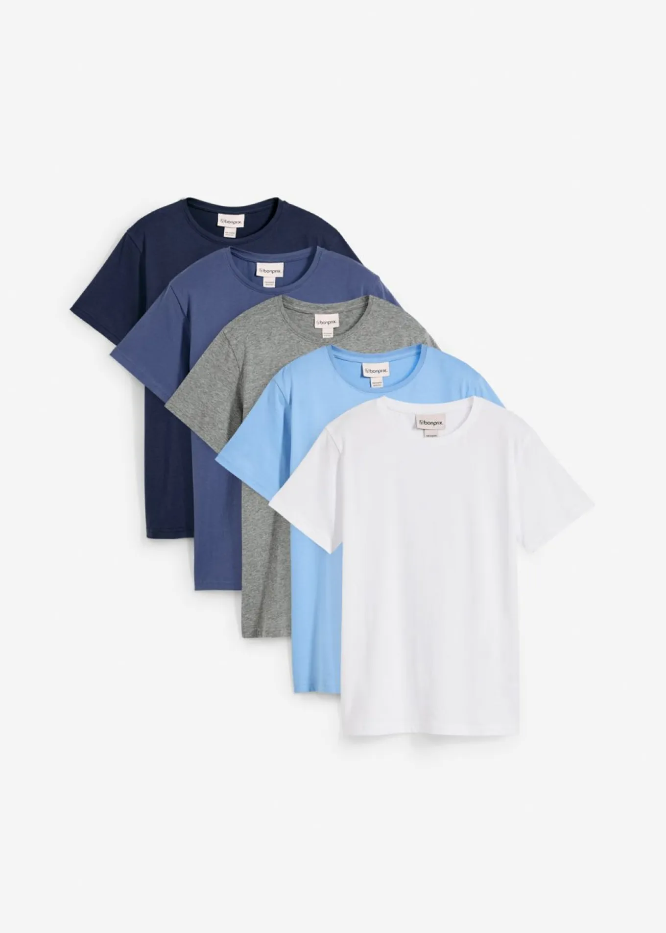 Camiseta (5 unidades) de algodón puro