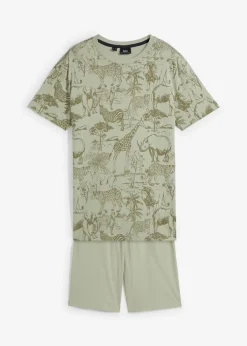 Camiseta y bermudas de algodón orgánico (conjunto de 2 piezas)