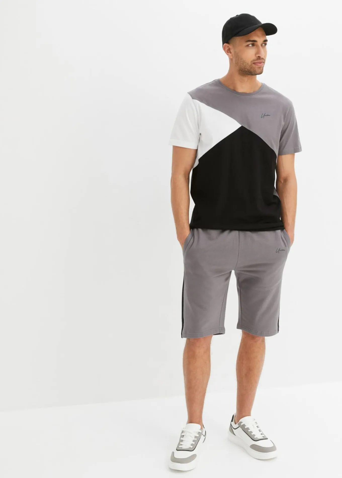 Camiseta y bermudas de chándal (2 piezas)