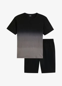 Camiseta y bermudas de chándal (2 piezas) de algodón puro