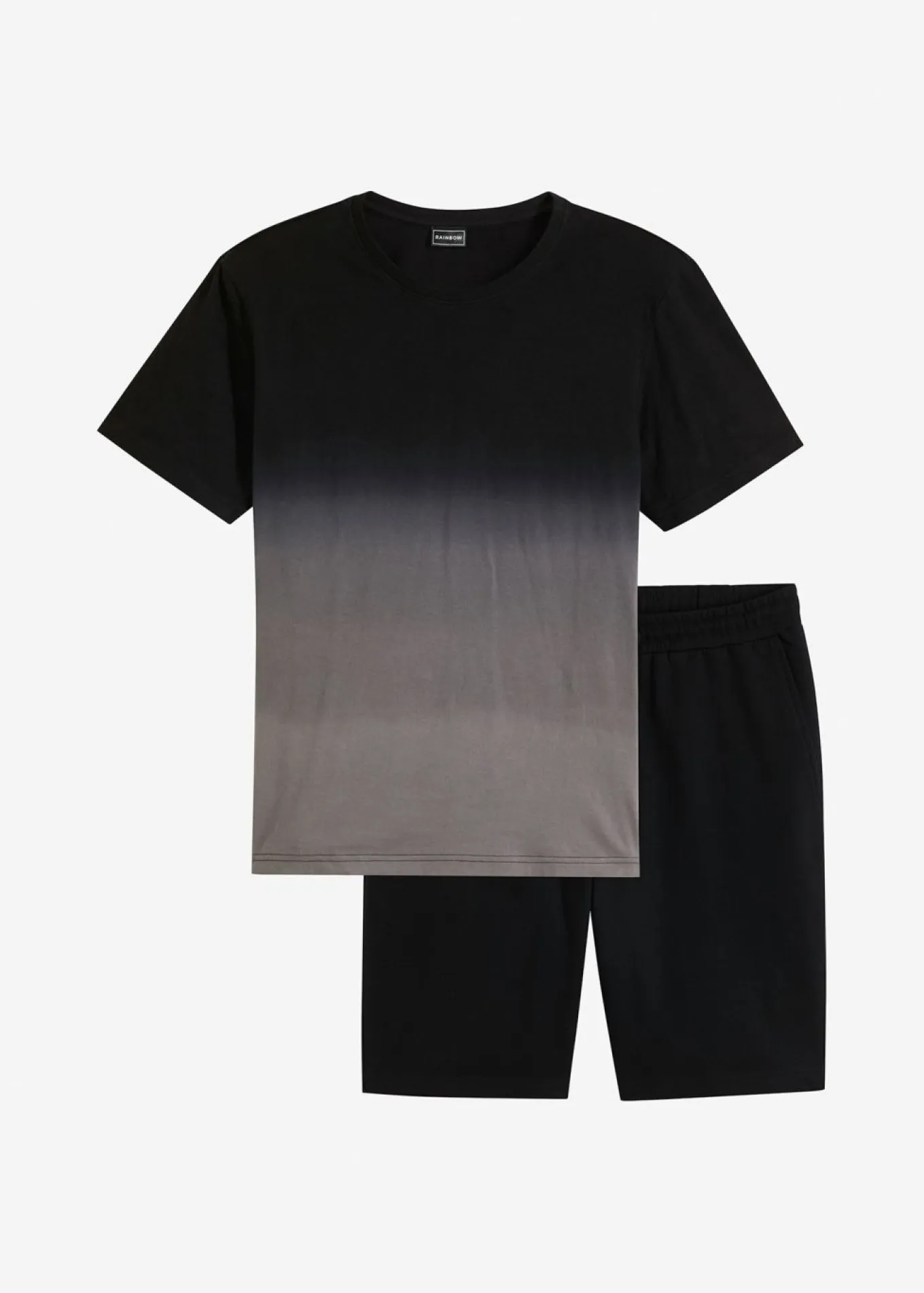 Camiseta y bermudas de chándal (2 piezas) de algodón puro