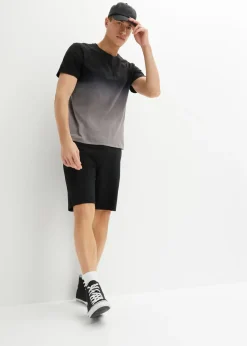 Camiseta y bermudas de chándal (2 piezas) de algodón puro