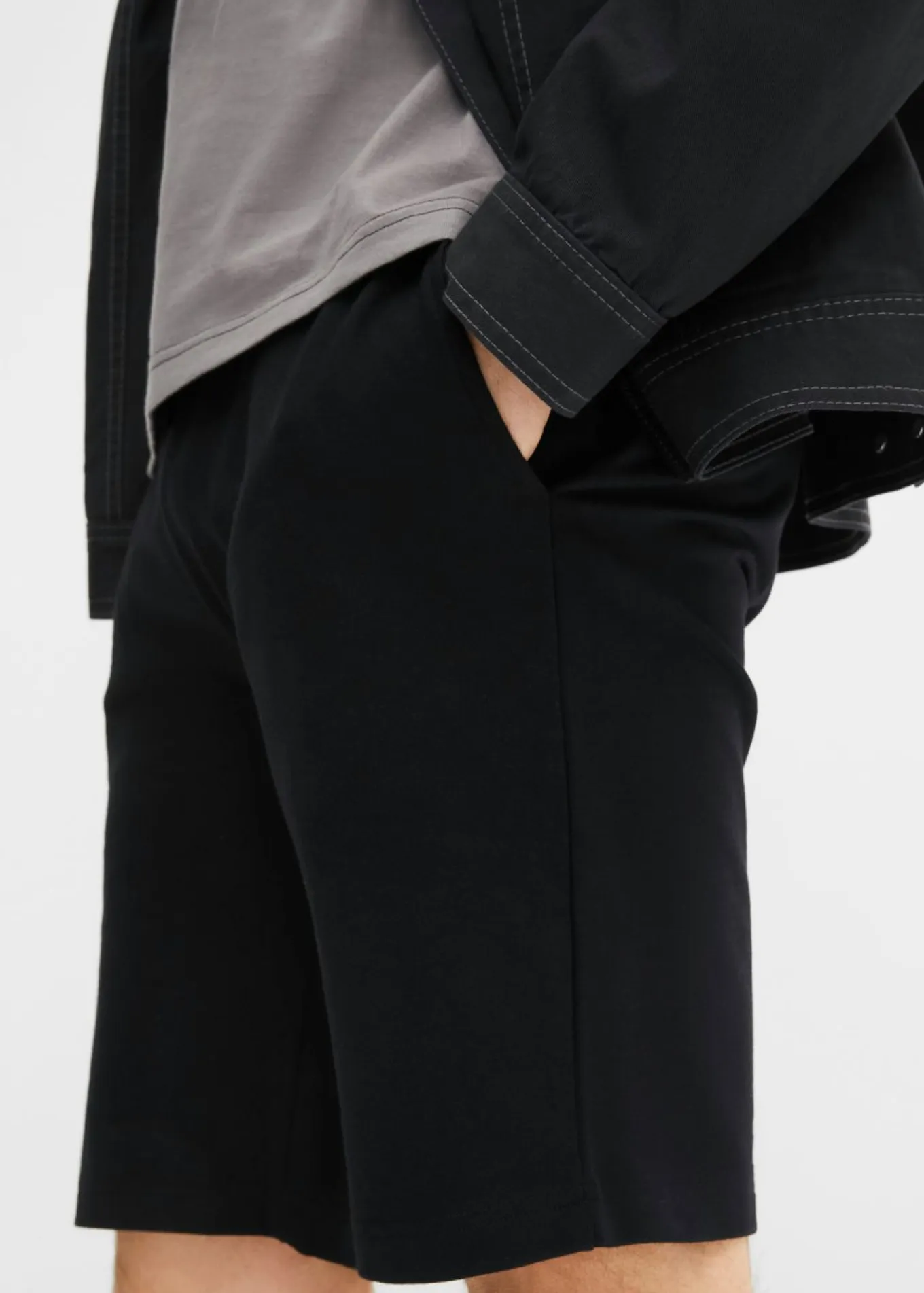 Camiseta y bermudas de chándal (2 piezas) de algodón puro